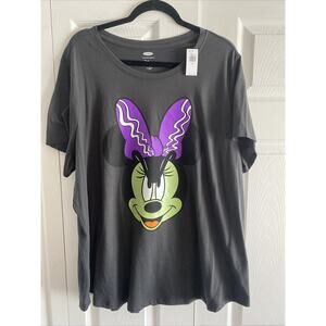 Old Navy Disney Womens 3X Frankenstein Minnie Graphic Tee New‎